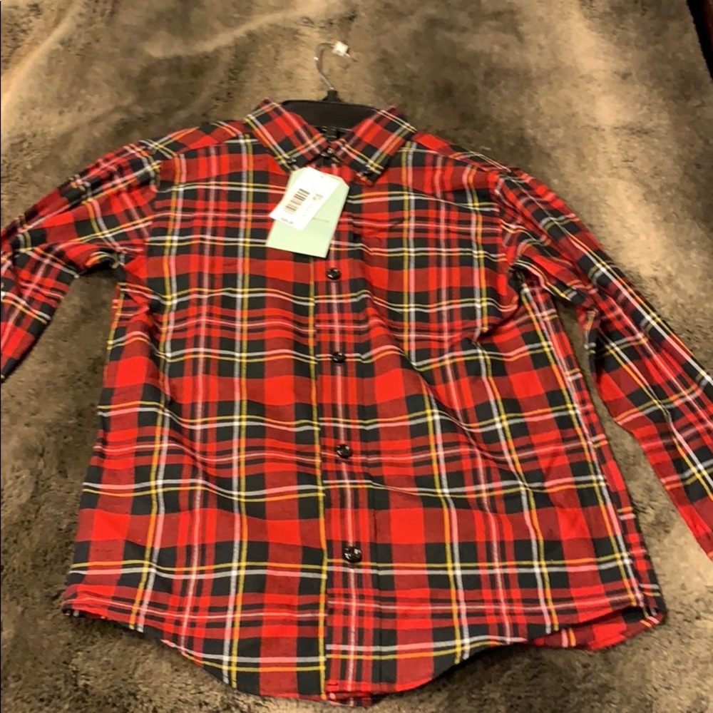 Red black long sleeve